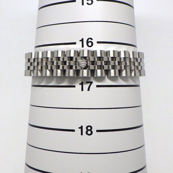 Rolex Lady-Datejust 26 179174 - Black Dial, White Gold & Steel