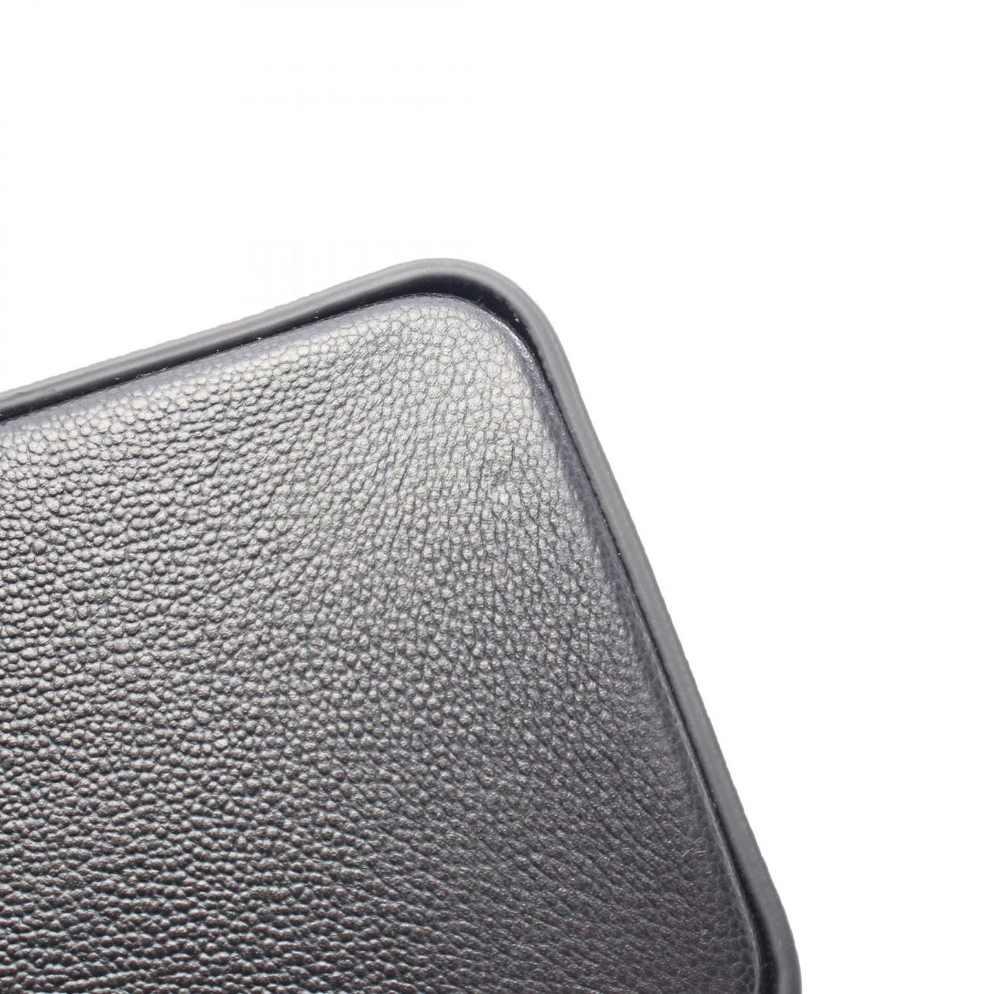 BVLGARI Serpenti Black Leather 2-Way Vanity Bag