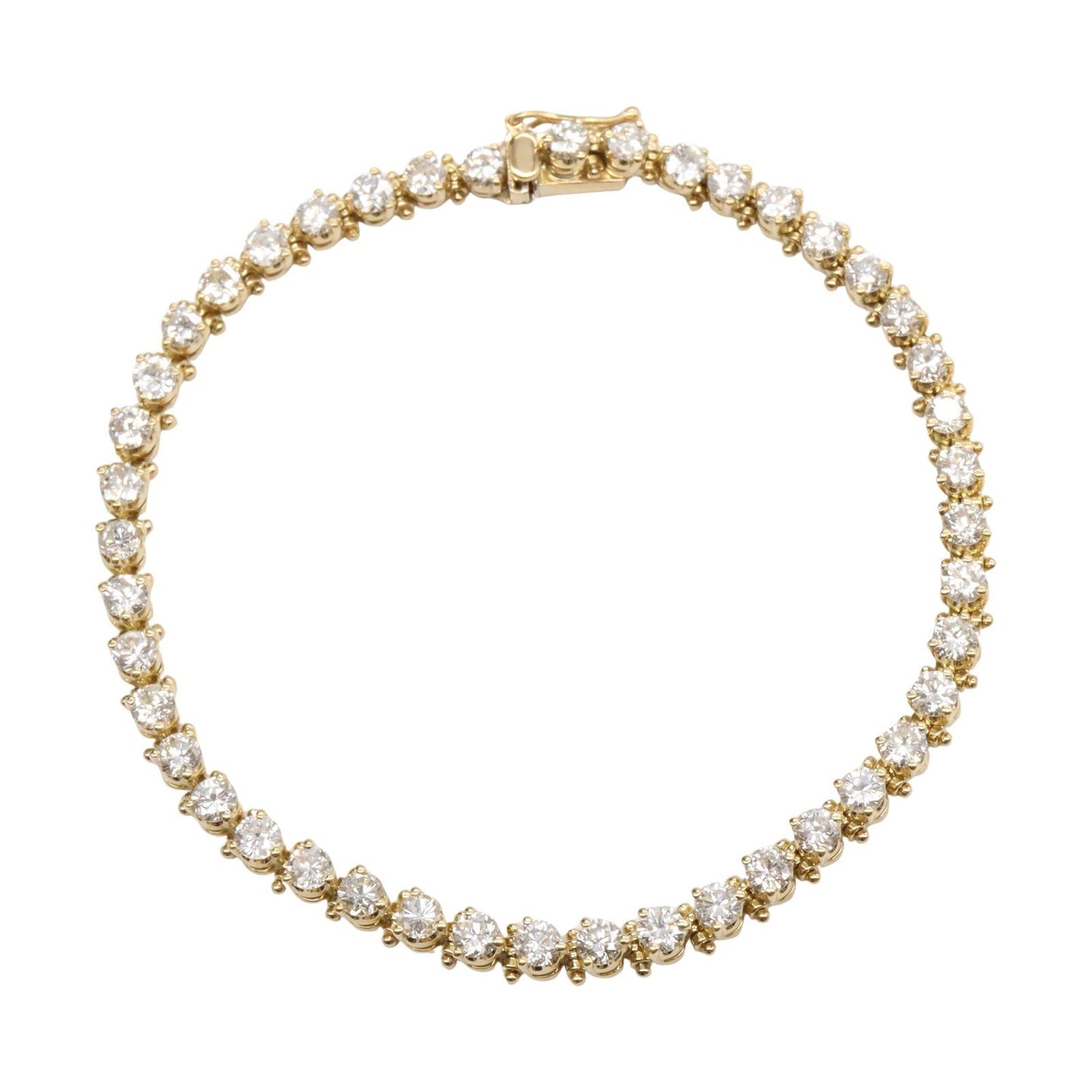 Exquisite K18 Yellow Gold Diamond Bracelet - 3.08ct Luxury