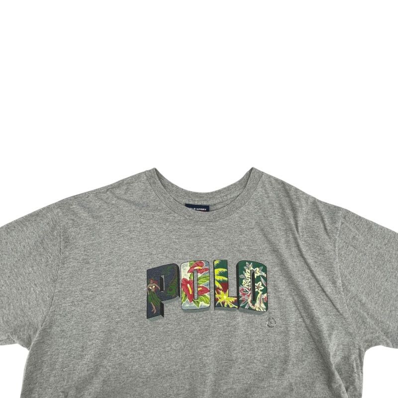 POLO RALPH LAUREN Logo T-Shirt in Grey - Men's Cotton Tee