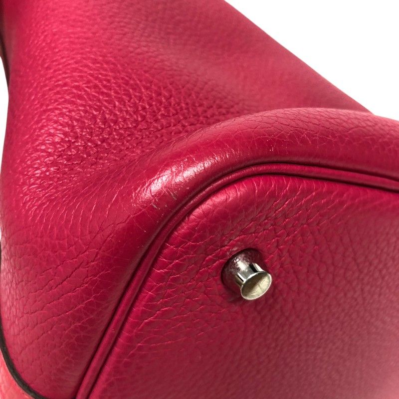 HERMES Picotin Lock MM Kazak - Rose Mexico & Rouge Extreme