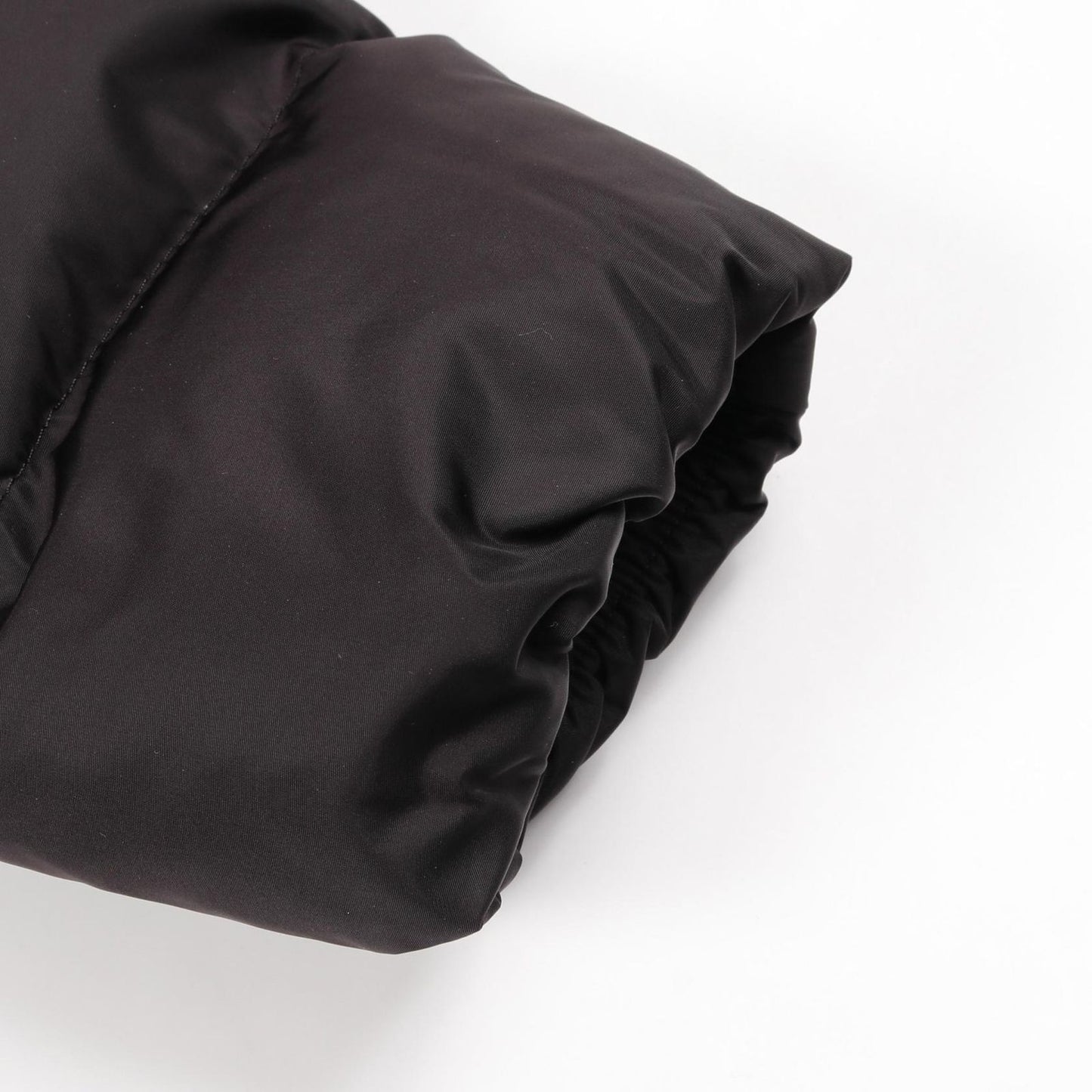 MONCLER FLAMMETTE Down Jacket - Black Nylon, Size S