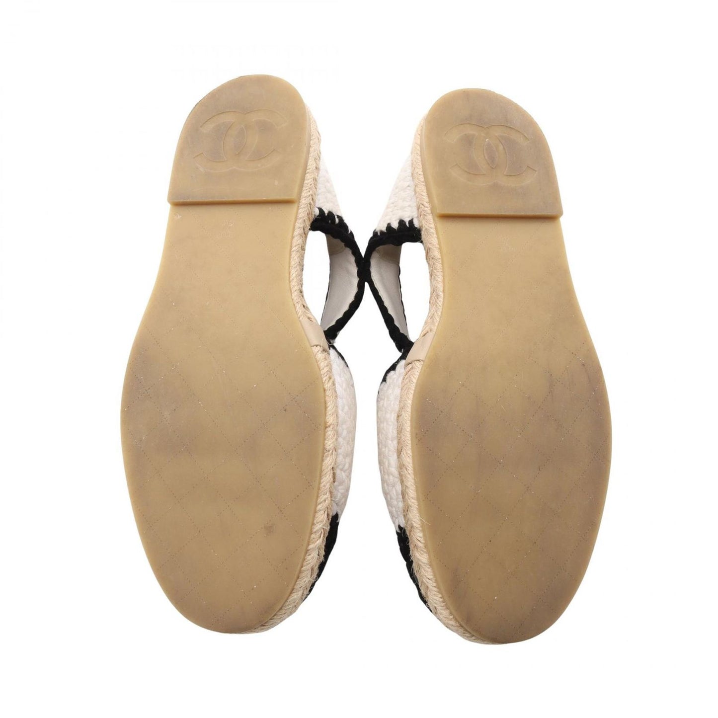 CHANEL Coco Mark Leather Sandals - Timeless Elegance in White & Black