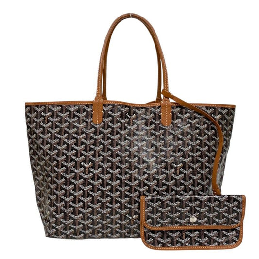 GOYARD Saint Louis PM Black & Tan Unisex Tote Bag - Timeless Elegance