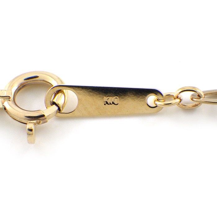 K10 Yellow Gold Oval Link Chain Bracelet - Timeless Elegance