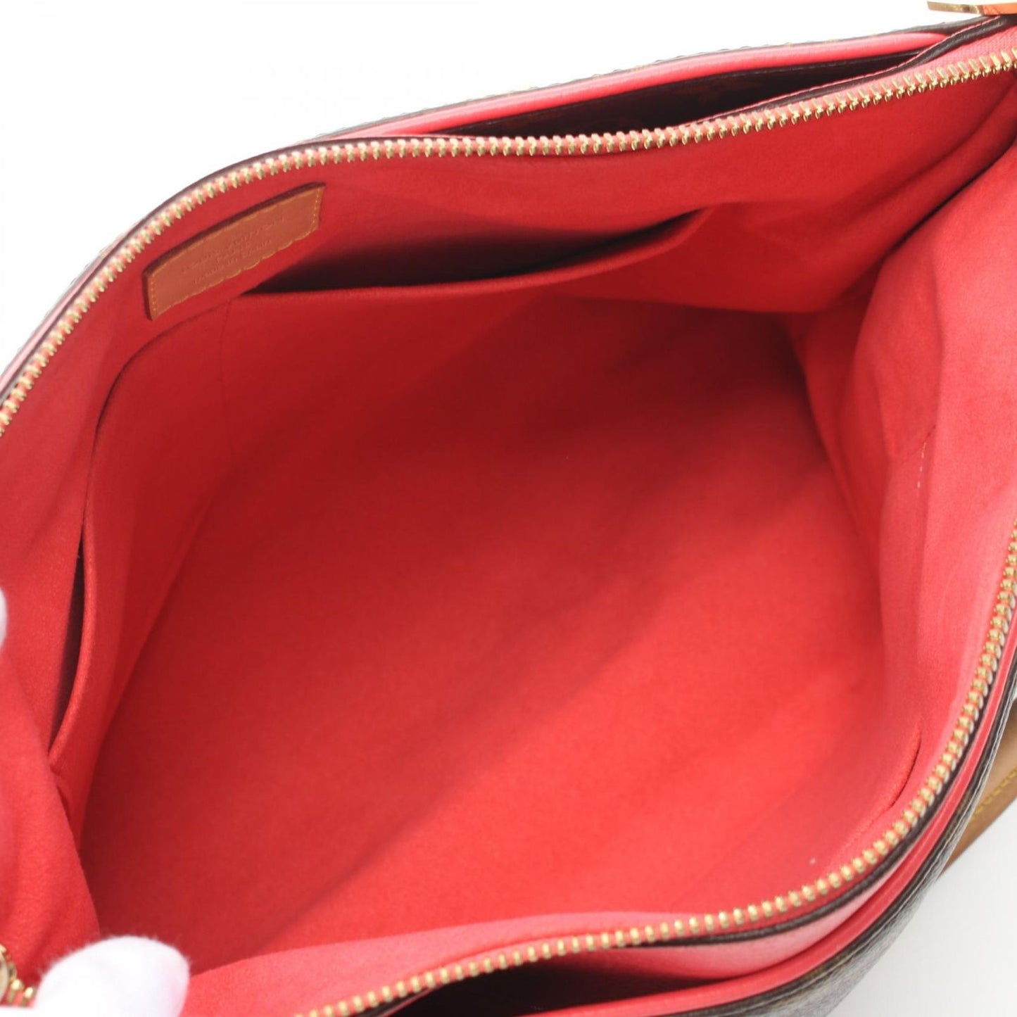 Louis Vuitton Palas Handbag M41147 - Exquisite Rose Rich Canvas