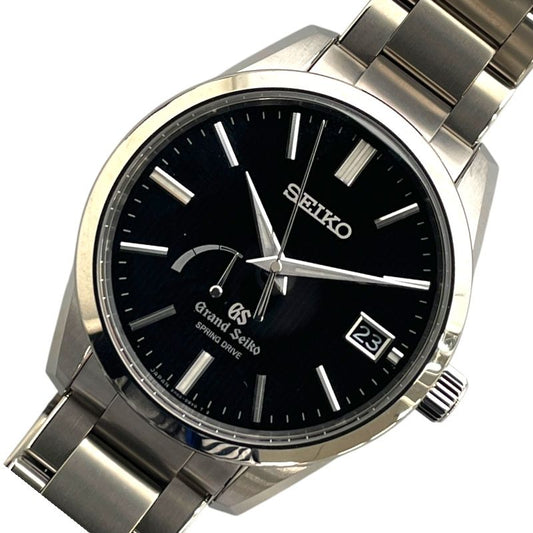 Seiko Grand Seiko SBGA349 Spring Drive Black Titanium Watch