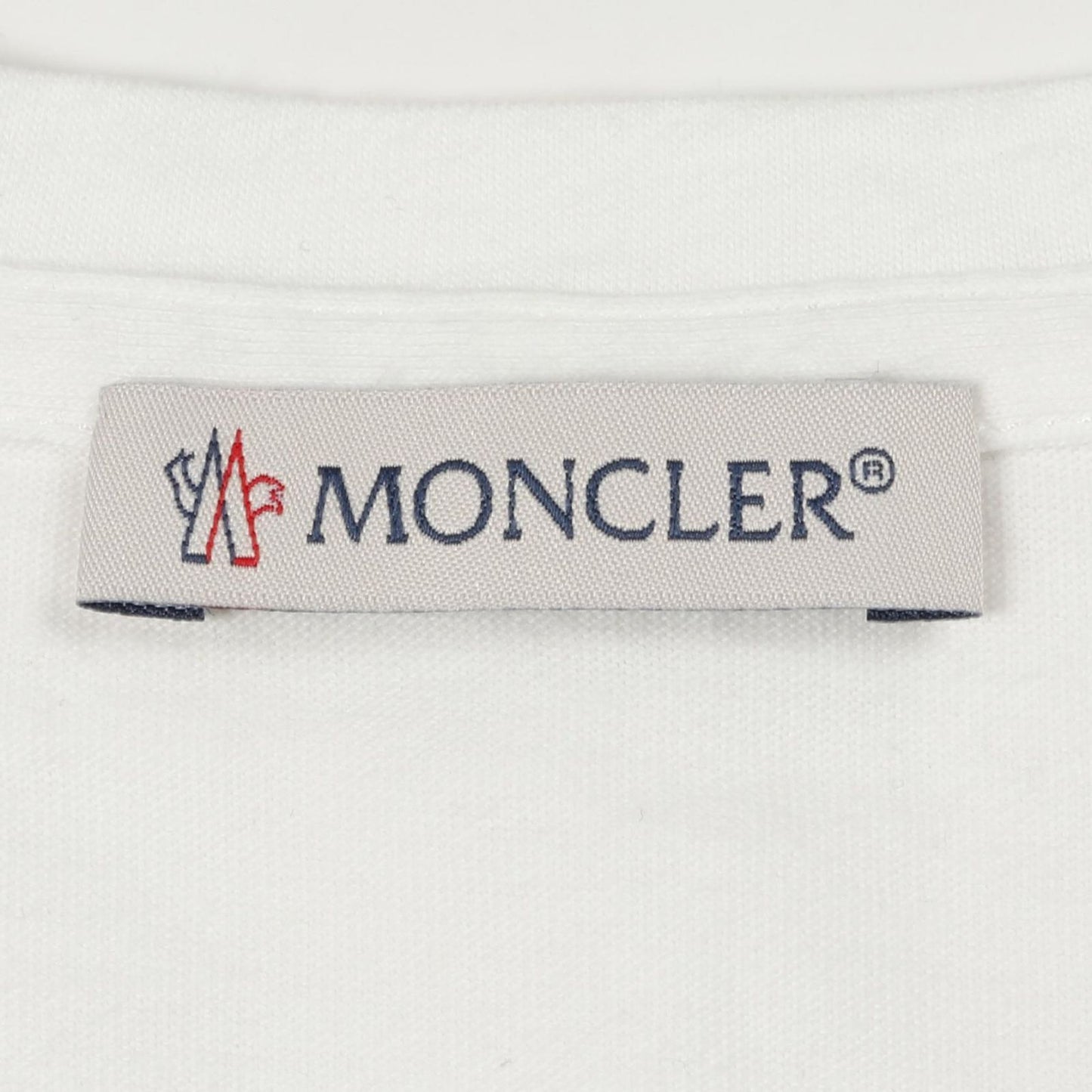 MONCLER White Cotton T-Shirt - Timeless Elegance for Women