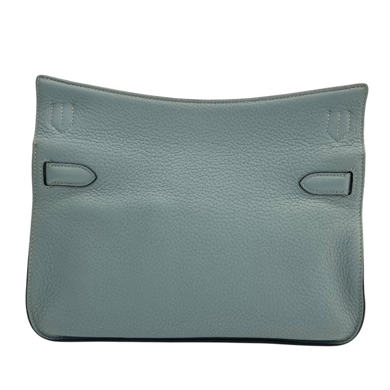HERMES Gypsière 28 Blue Jean with Silver Hardware - Exquisite Craftsmanship
