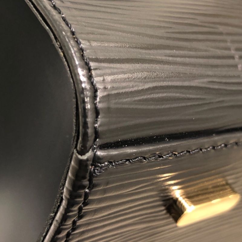 Louis Vuitton Figari M52012 Black & Gold Epi Leather Handbag