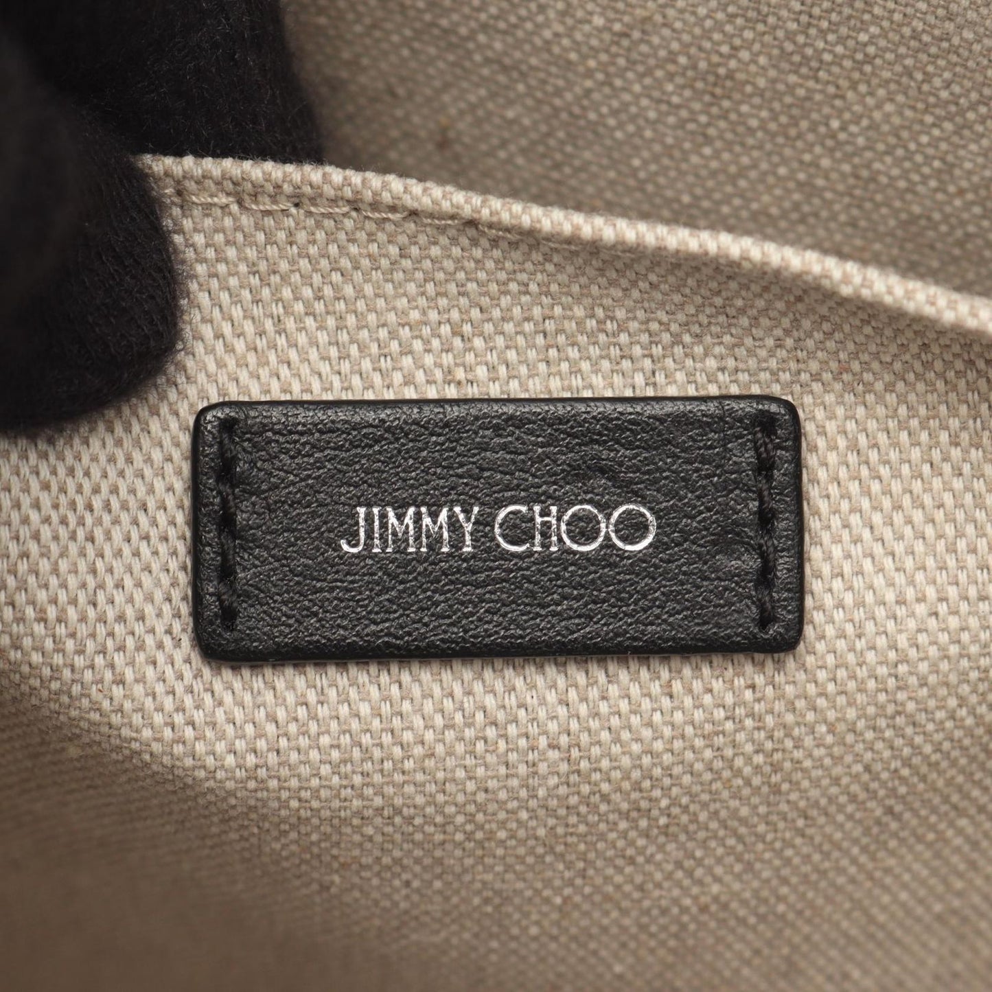 Jimmy Choo Bria Tote N/S Black Leather Star Studded Bag