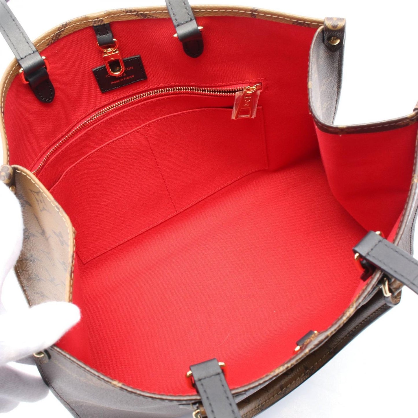 Louis Vuitton OnTheGo MM Tote Bag - Monogram Giant Reverse Canvas