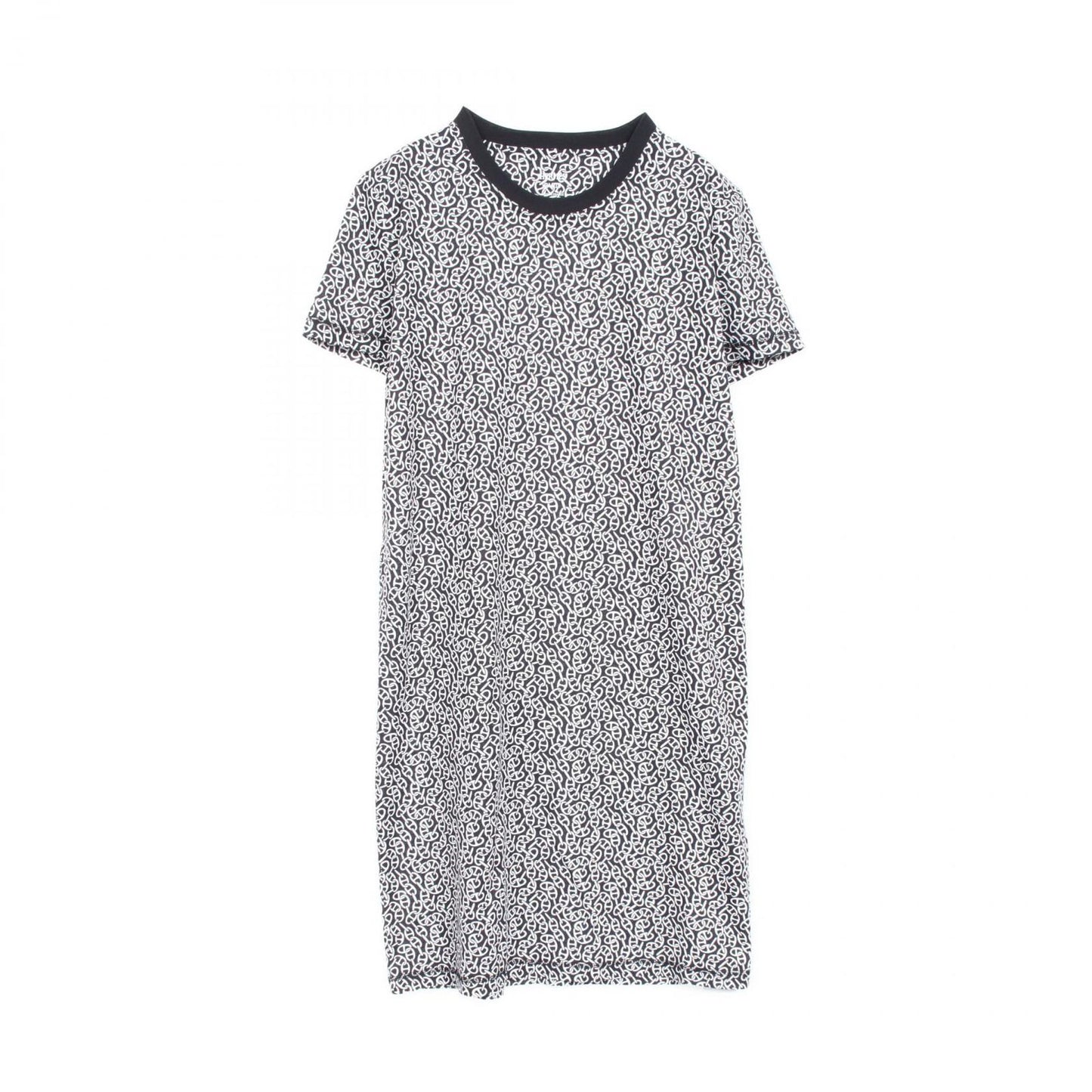 HERMES Cotton Dress 4E4521DB - Unworn Elegance in White & Black