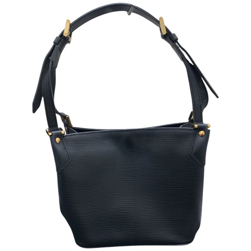 Louis Vuitton Mandara PM Handbag - Black Epi Leather with Gold Hardware