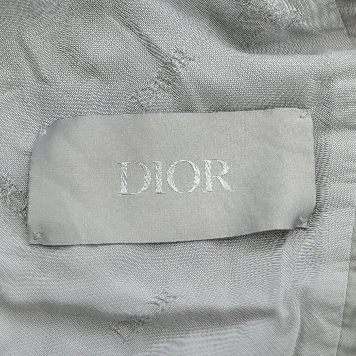 Dior Men's Nylon Bomber Jacket - Exquisite Grey Elegance