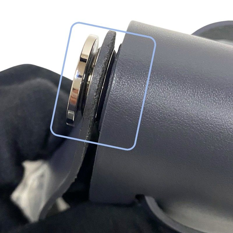 HERMES Émile Mini Zip Bag in Ecru Aldoise with Silver Hardware