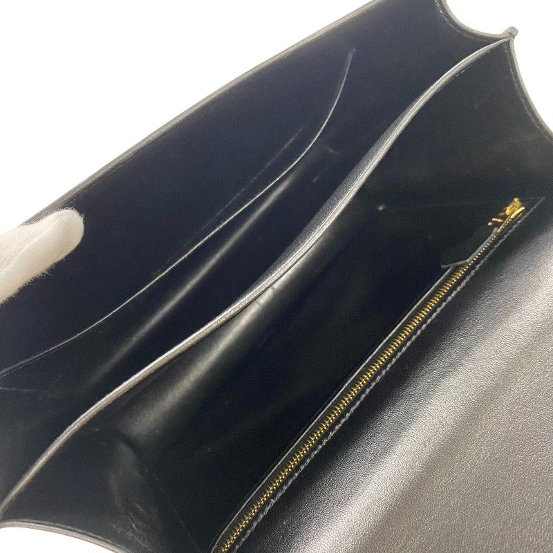 HERMES Constance 3 24 Black & Gold Shoulder Bag - Timeless Elegance