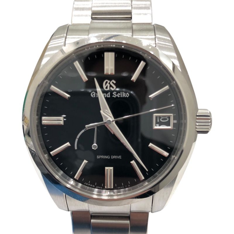 Grand Seiko Heritage Collection Spring Drive SBGA467 - Black Stainless Steel
