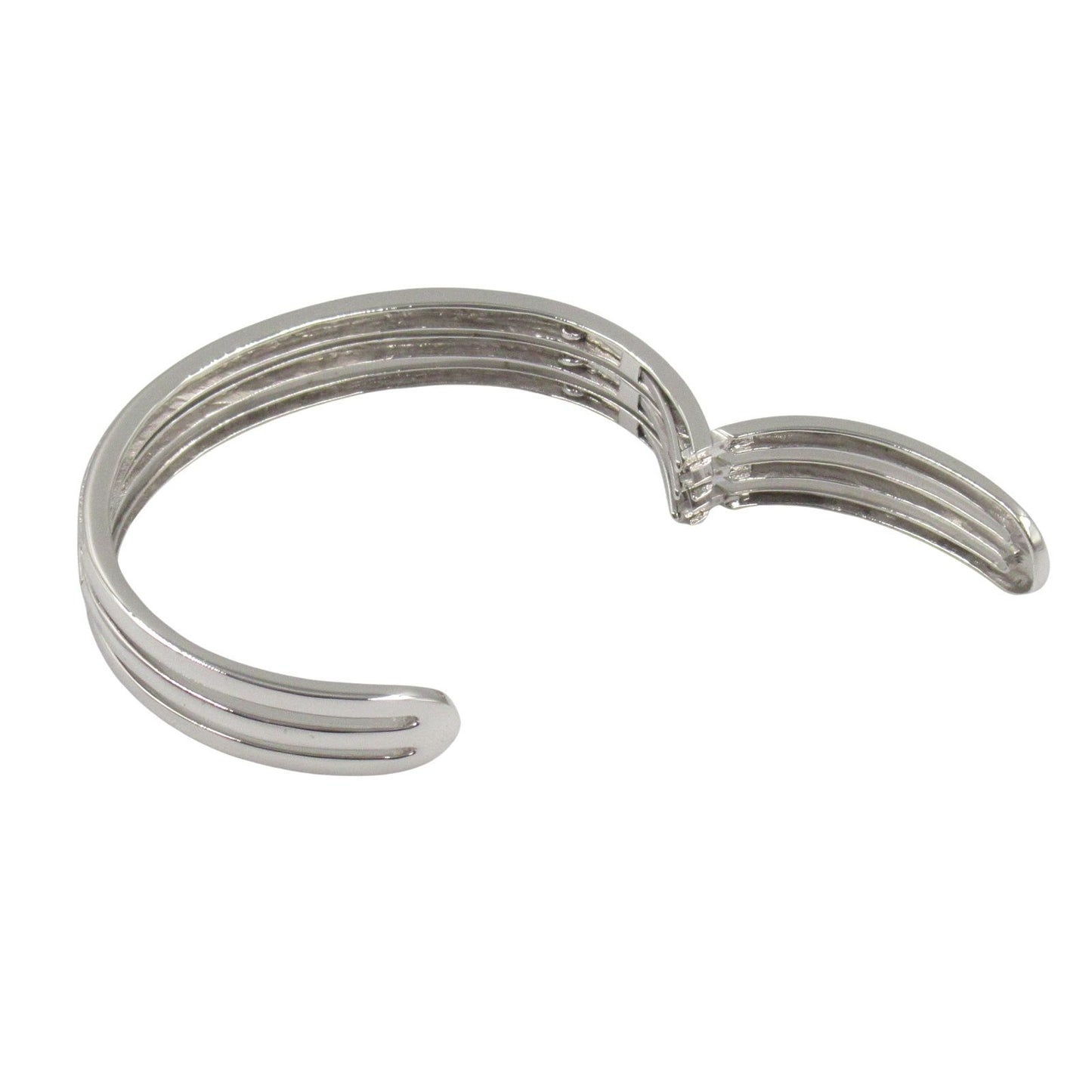 Exquisite K18WG Diamond Bangle - 2.00ct Luxury Bracelet