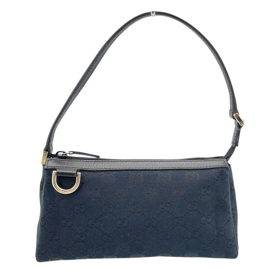 GUCCI Abbey One-Shoulder Handbag in Black GG Canvas