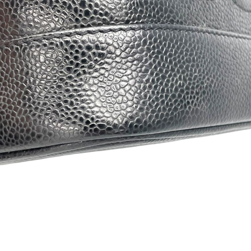 CHANEL Vanity A01998 Black Caviar Skin Handbag - Timeless Elegance