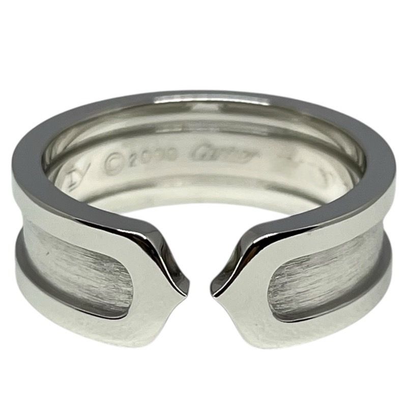 Cartier C2 Ring SM in 750WG - Exquisite Luxury Jewelry
