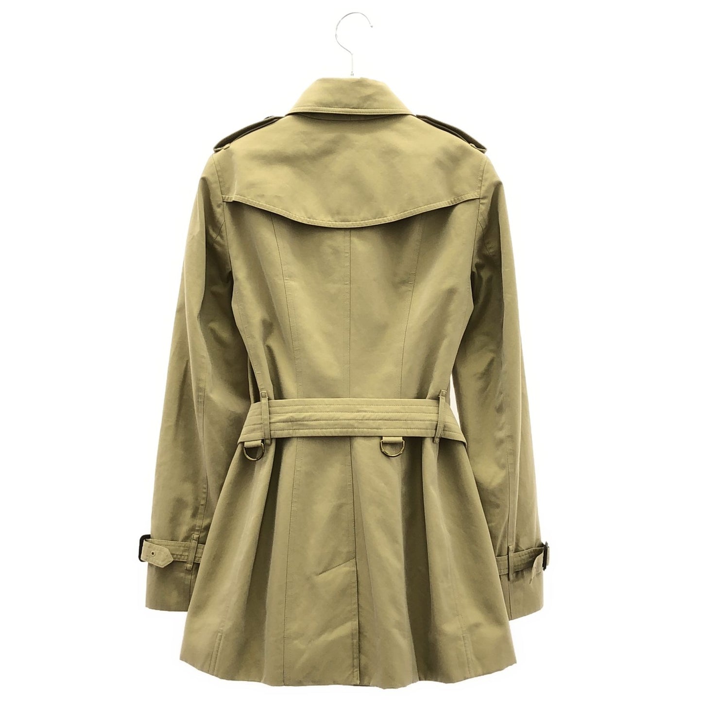 Burberry Beige Cotton Trench Coat - Timeless Elegance