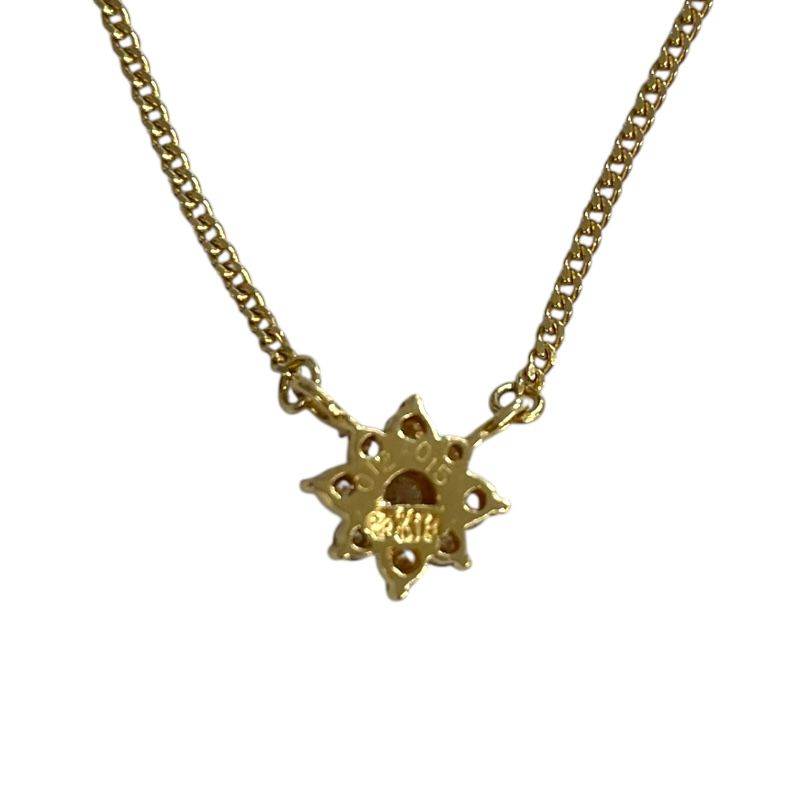 Exquisite K18 Gold Diamond Necklace - Timeless Elegance