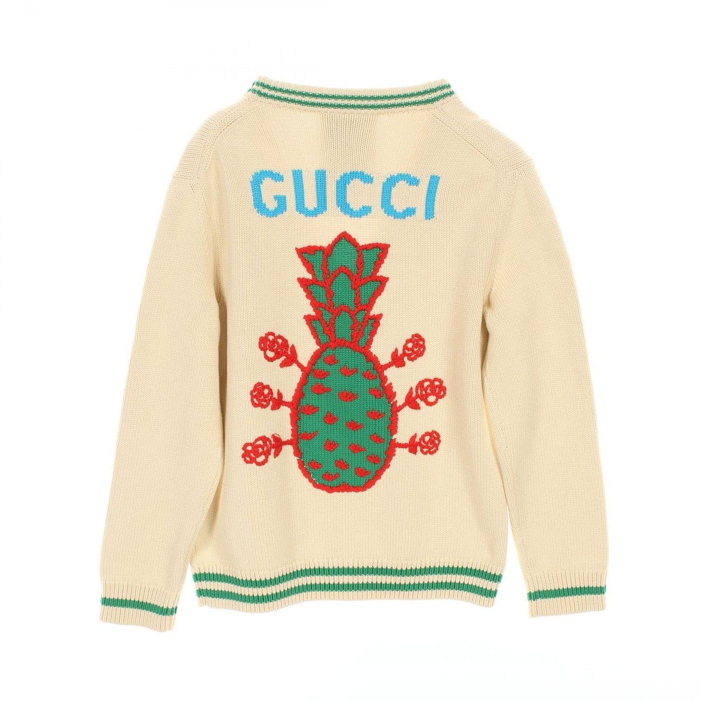 GUCCI Ivory Cotton Cardigan for Men - Exquisite Craftsmanship