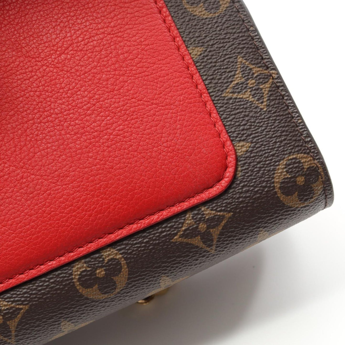 Louis Vuitton Victoire Shoulder Bag in Cherry Red Monogram Canvas