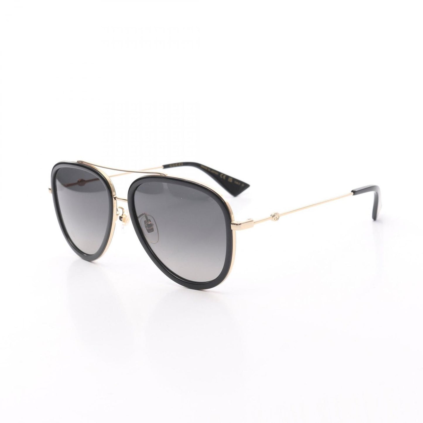 GUCCI Black & Gold Sunglasses - Timeless Elegance