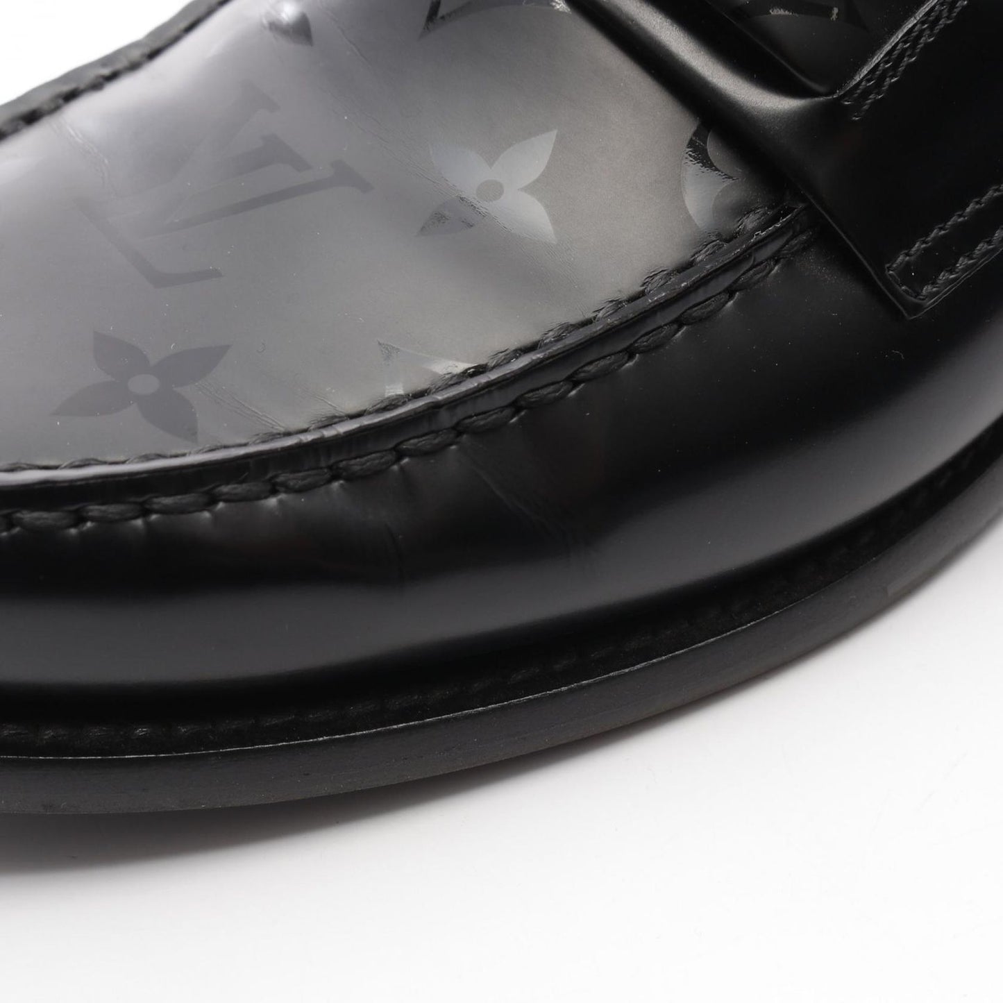 Louis Vuitton Monogram Leather Loafers - Timeless Elegance