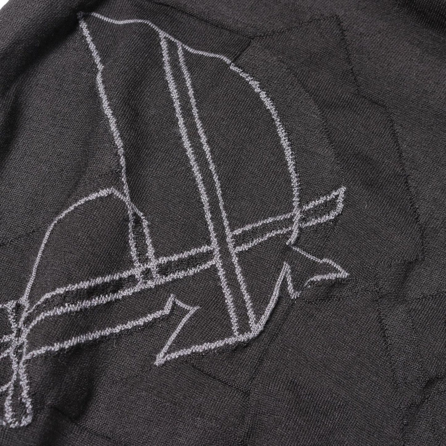 HERMES Wool Sweater - Timeless Elegance in Black, Size XL