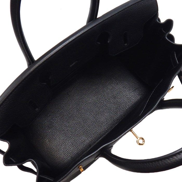 HERMES Birkin 30 Bag - 2019 Black Togo with Rose Gold Hardware