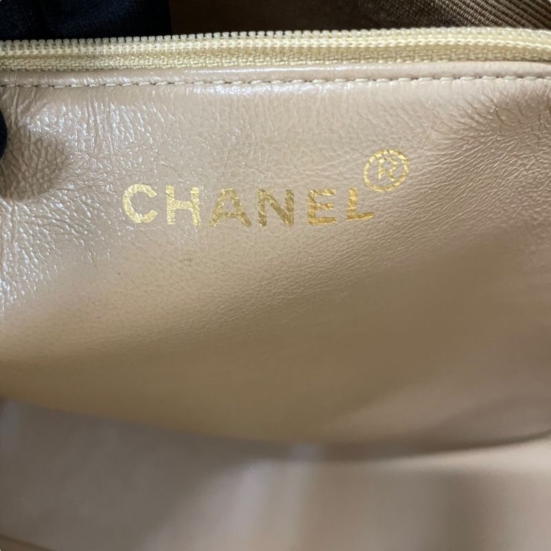 CHANEL Coco Ball Tote Beige Caviar Skin Handbag - Timeless Elegance