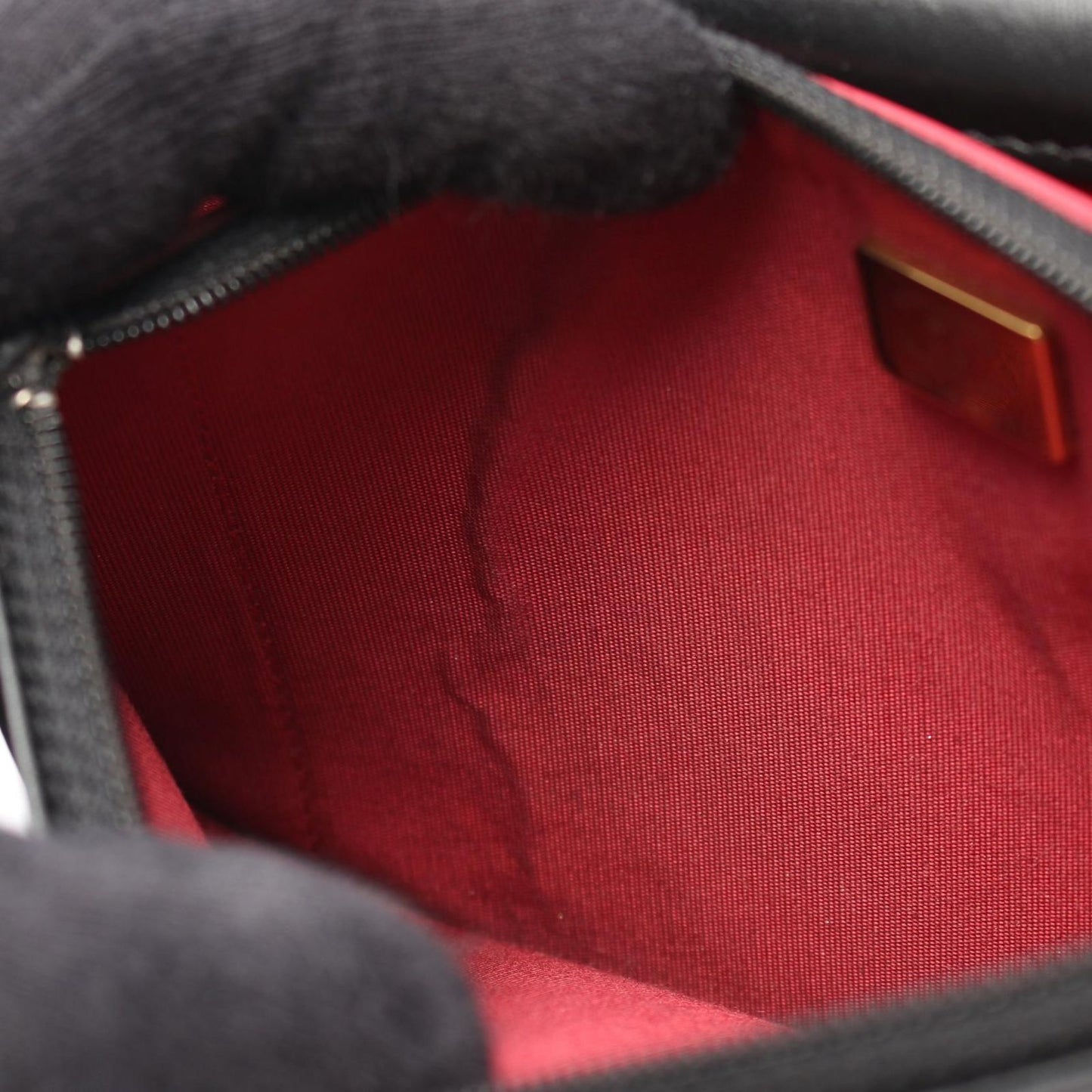 CHANEL Matelassé Pearl Handle Shoulder Bag in Black Lambskin