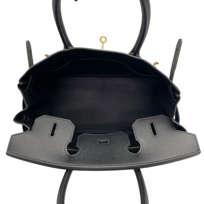 HERMES Birkin 30 Black with Gold Hardware - C Stamp