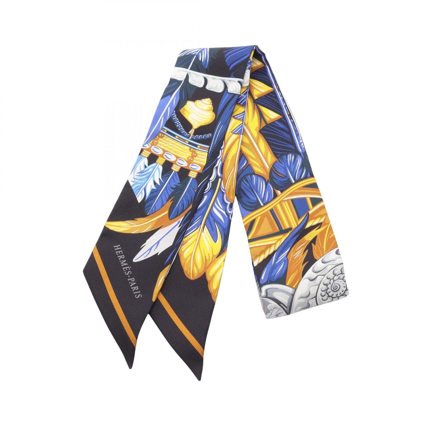 HERMES Danse Pacifique Twilly Scarf - Exquisite Silk Accessory