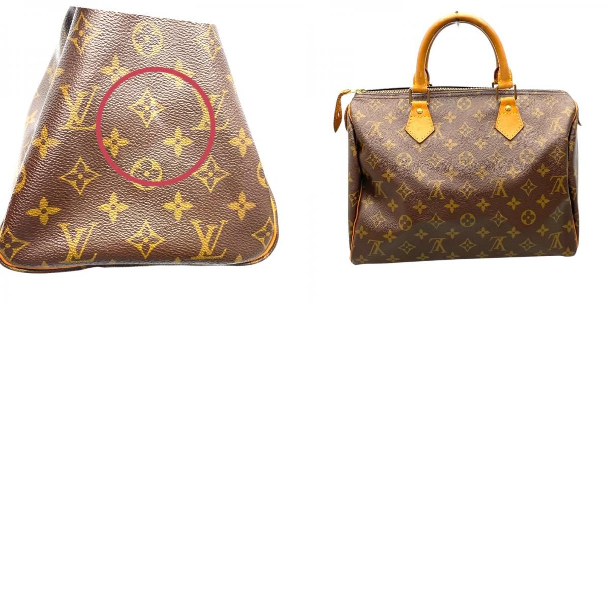 Louis Vuitton Speedy 30 Monogram Canvas Handbag - Brown
