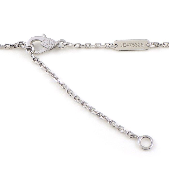 Van Cleef & Arpels Frivole SM Necklace with Diamonds in White Gold
