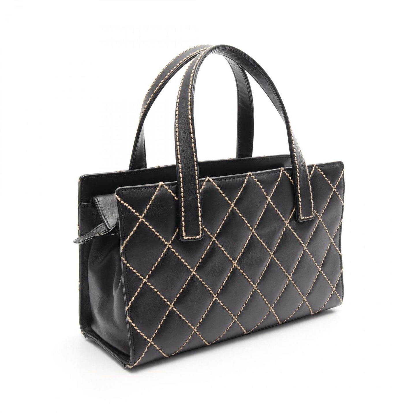 CHANEL Wild Stitch Tote Bag in Black Leather - Timeless Elegance