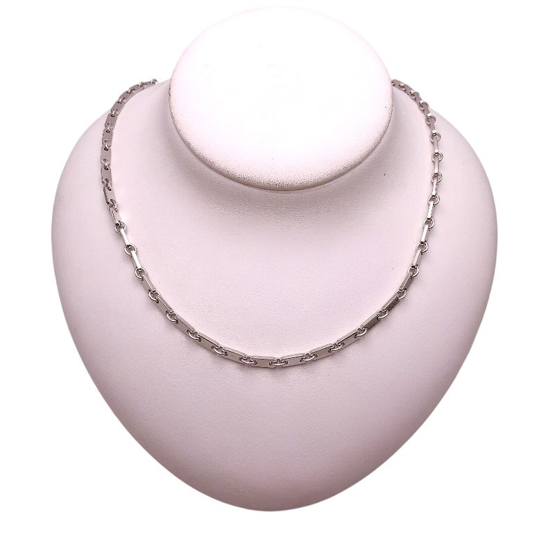 Cartier Figaro Necklace in 18K White Gold - Timeless Elegance