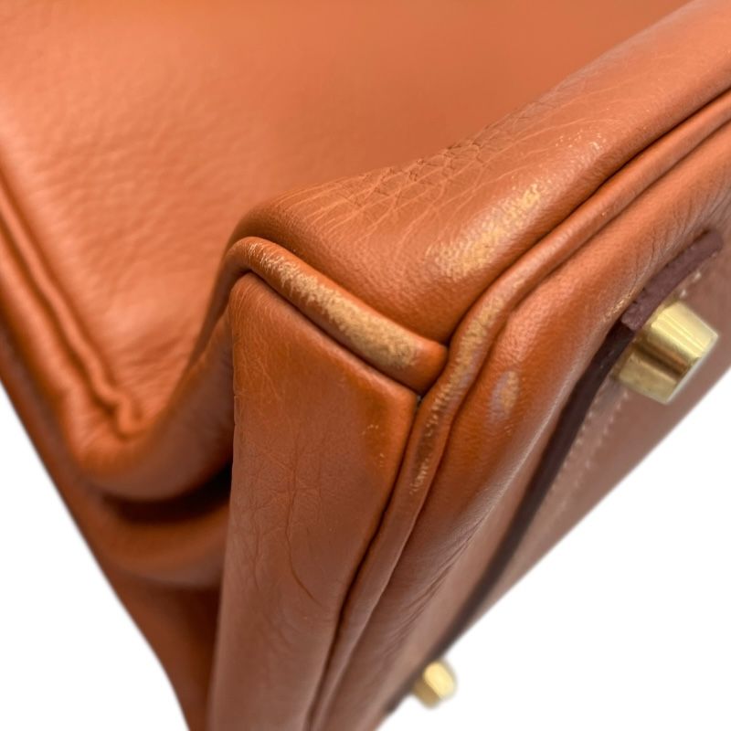 HERMES Birkin 35 in Fauve with Gold Hardware - Timeless Elegance