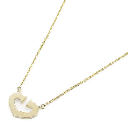 CARTIER C Heart Necklace in K18 Yellow Gold - Exquisite Elegance
