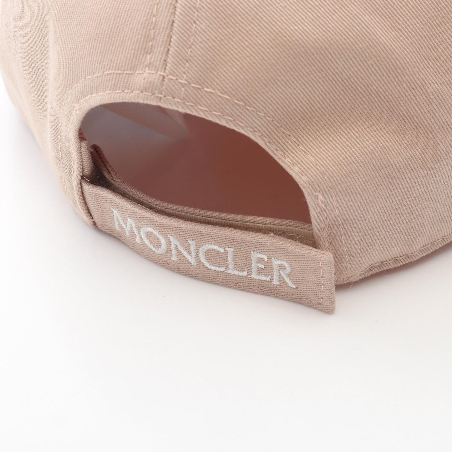 MONCLER Berretto Baseball Cap in Pink Beige - Unisex Luxury Accessory
