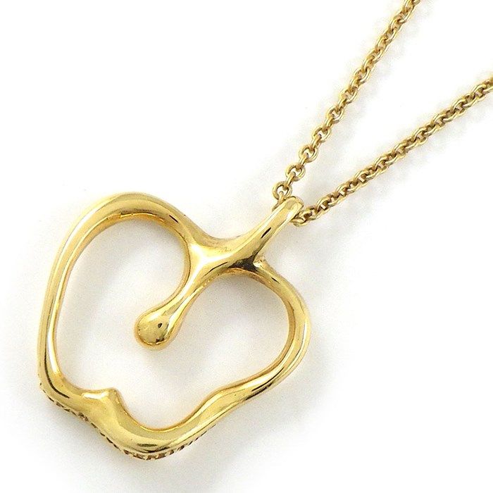 Tiffany & Co. Apple Small Necklace in K18 Yellow Gold