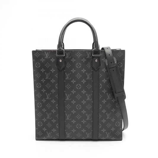 Louis Vuitton Monogram Eclipse Sac Plat Tote Bag - Timeless Elegance