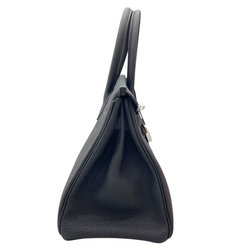 HERMES Birkin 30 Y Stamp Black/Silver Hardware - Unused Display Piece