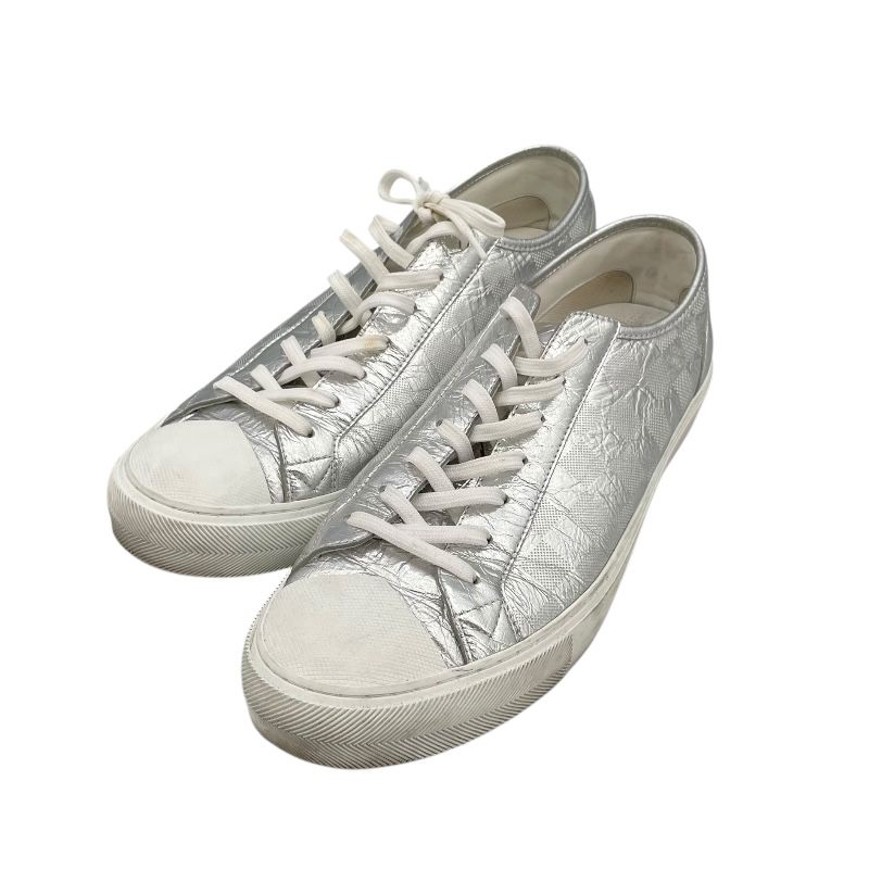 Louis Vuitton Tattoo Line Metallic Low-Cut Sneakers - Silver, UK9.5