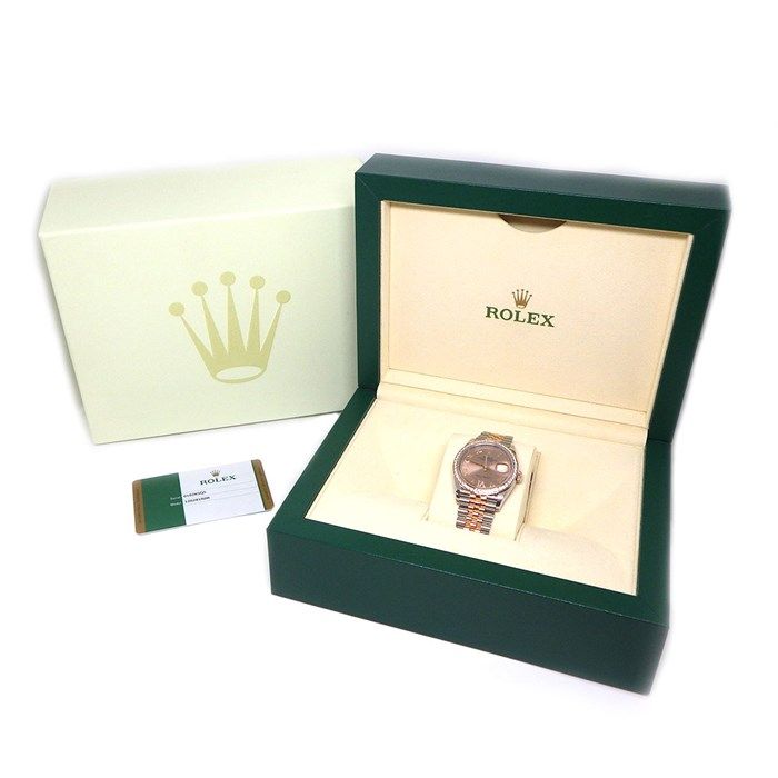 Rolex Datejust 126281RBR - Everose Gold & Diamond Bezel